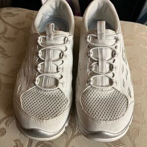 Women's White Mesh Sneakers
